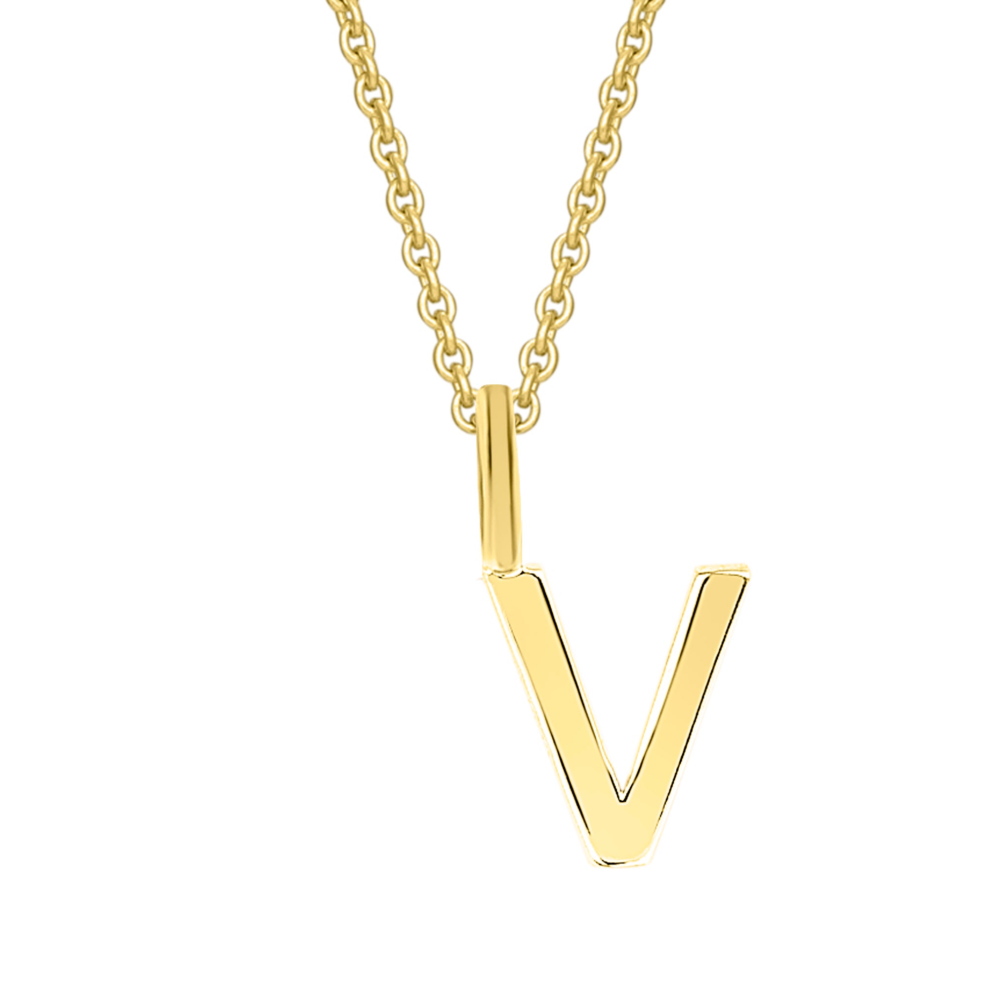 8K Gold | Anhänger Buchstabe