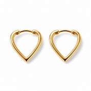 14K Gold | Ohrstecker Herzform O171