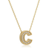 14K Gold | Halskette Buchstabe