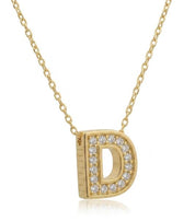 14K Gold | Halskette Buchstabe