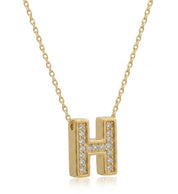 14K Gold | Halskette Buchstabe