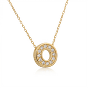 14K Gold | Halskette Buchstabe
