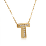 14K Gold | Halskette Buchstabe