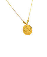 22K Gold | Halskette mit Ceyrek Resat Münze