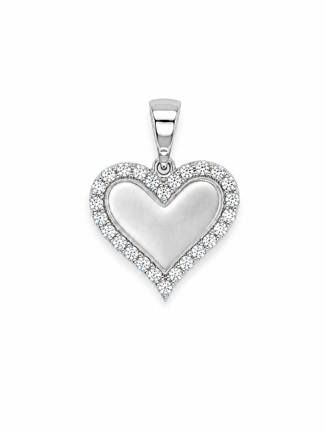 14K Gold | Anhänger Herz mit Zirkonia A1411