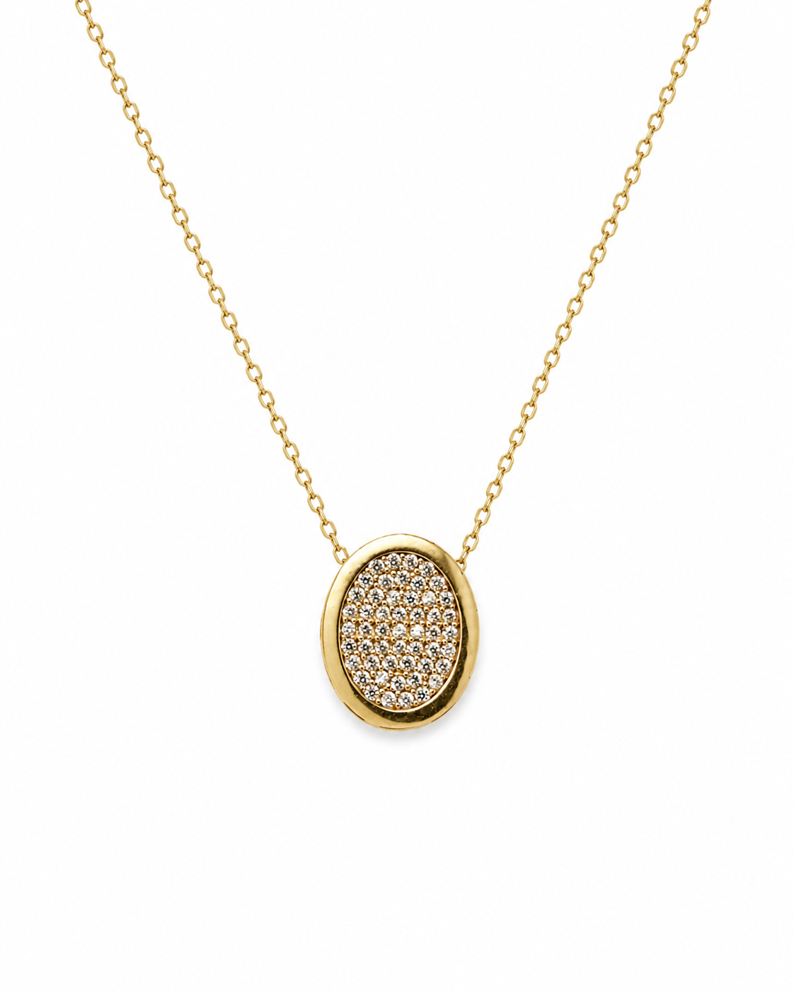 14K Gold | Halskette mit Zirkonia K230