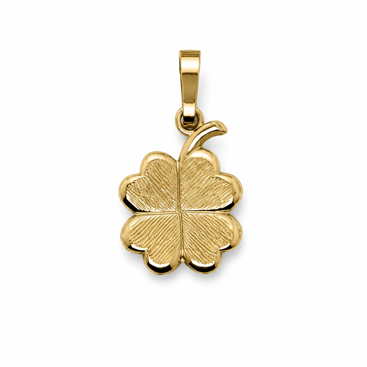 14K Gold | Anhänger Kleeblatt A092