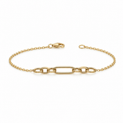 14K Gold | Armband Glieder-Design AB127