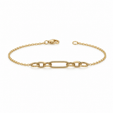 14K Gold | Armband Glieder-Design AB127