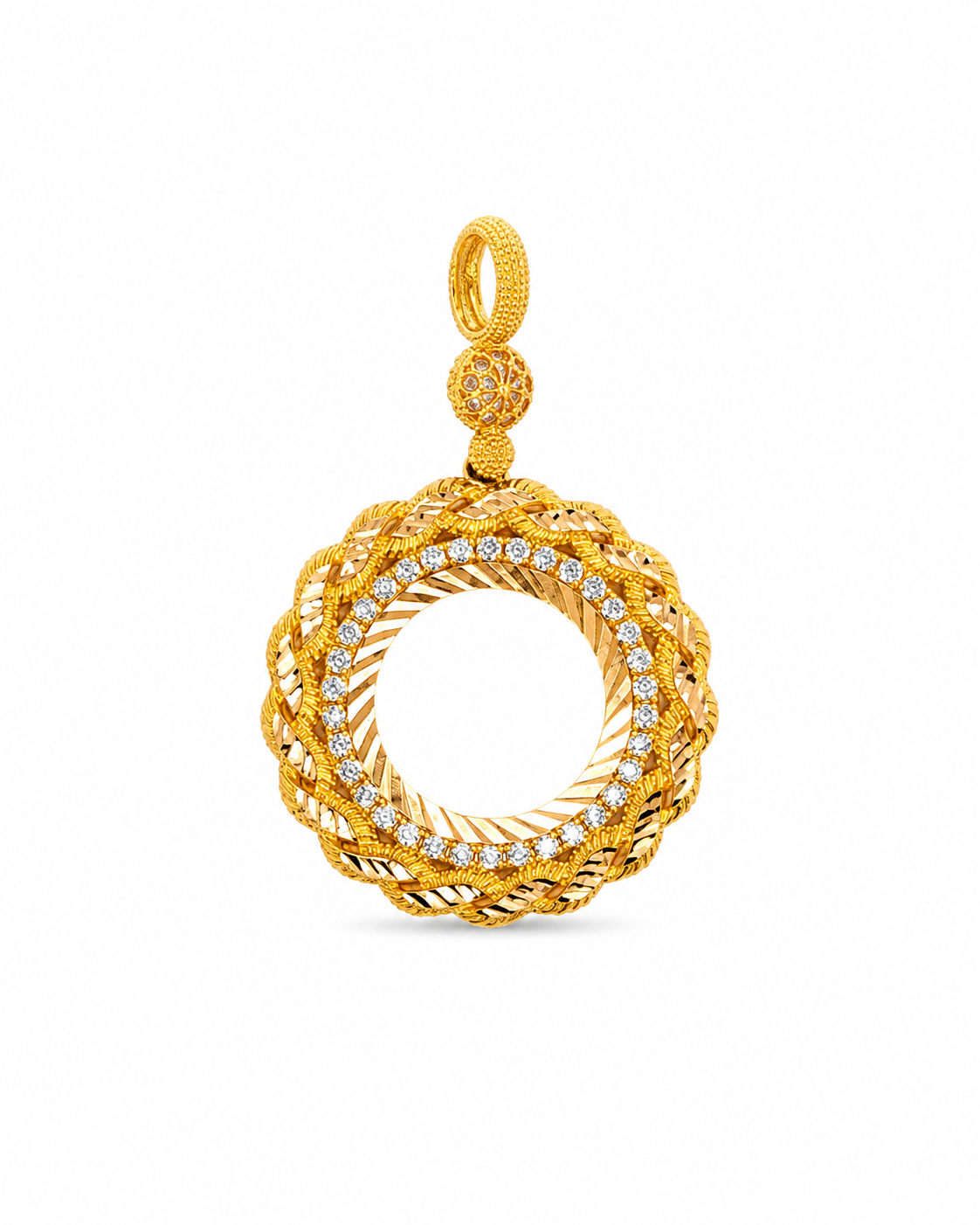 14K Gold | Anhänger Rahmen für Ceyrek Cumhuriyet/Yarım Reşat A498