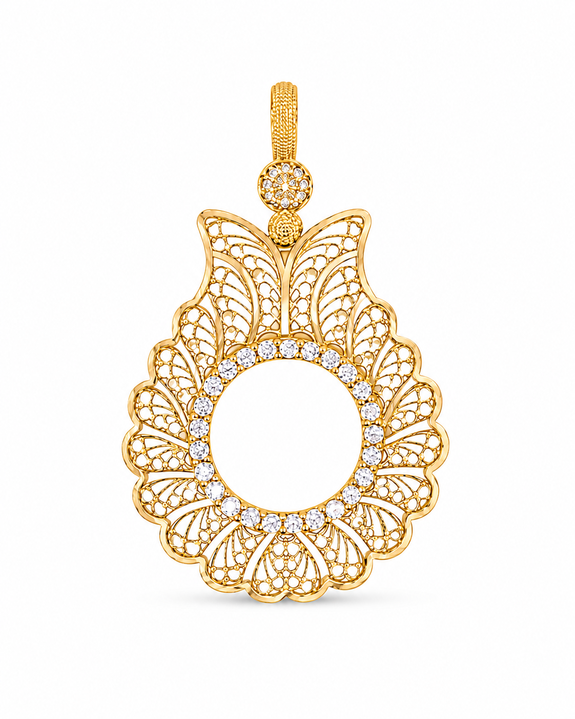 14K Gold | Anhänger Rahmen für Ceyrek Cumhuriyet/Yarım Reşat A533