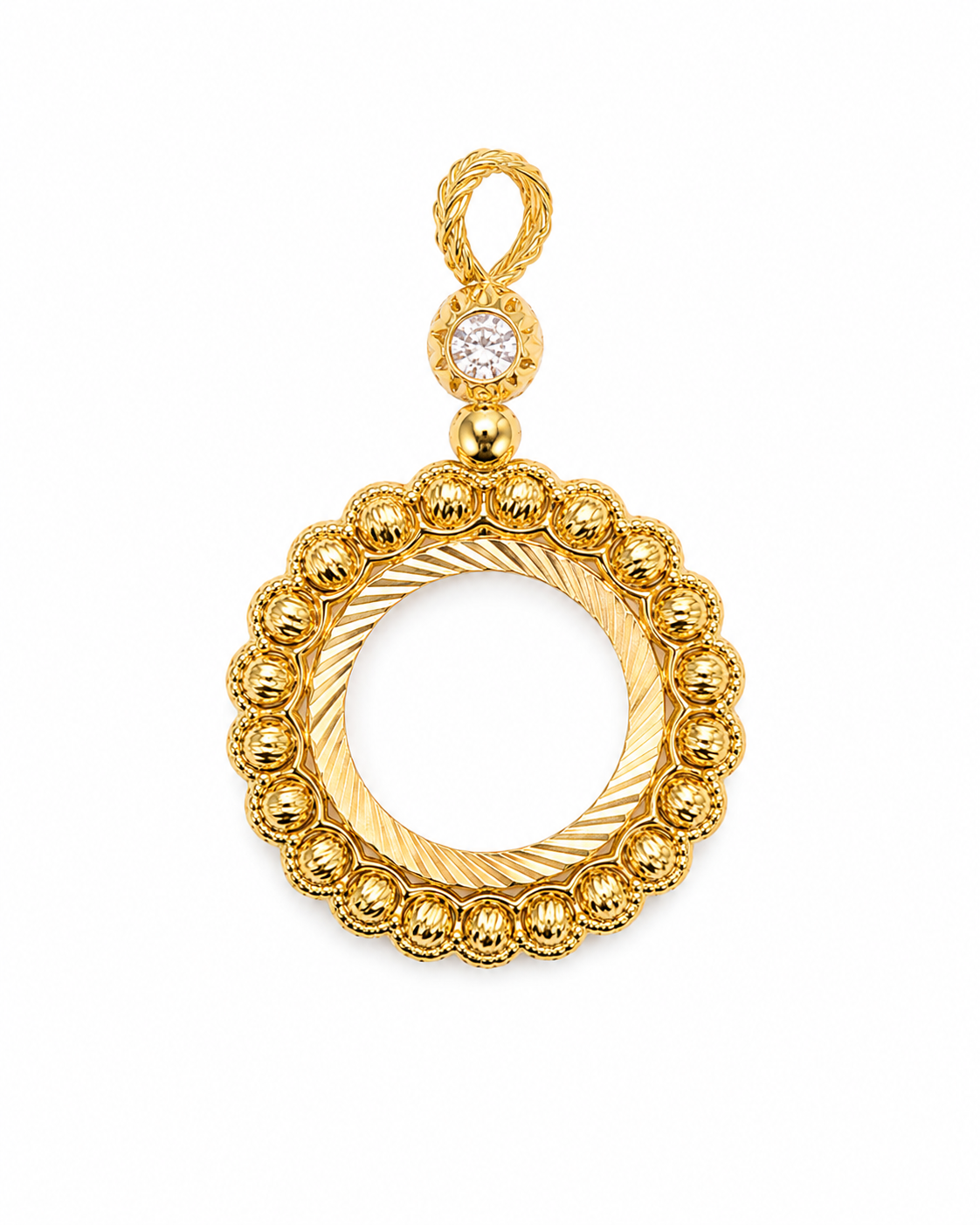 14K Gold | Anhänger Rahmen für Ceyrek Cumhuriyet/Yarım Reşat A332
