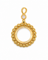 14K Gold | Anhänger Rahmen für Ceyrek Cumhuriyet/Yarım Reşat A332