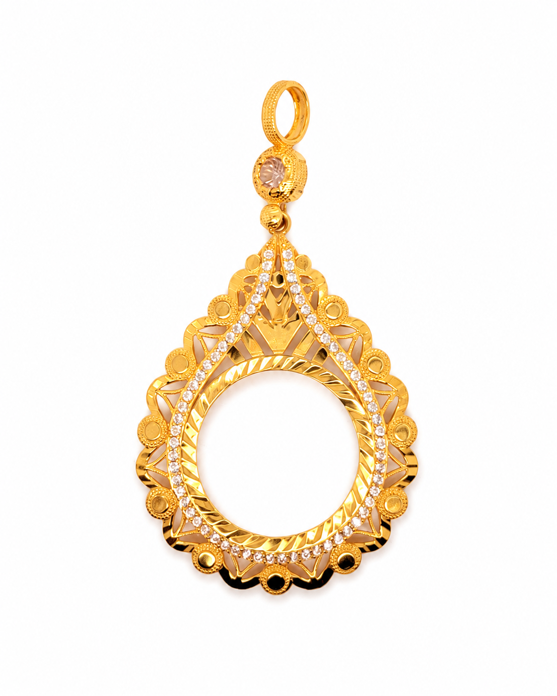 14K Gold | Anhänger Rahmen für Yarım Cumhuriyet A783