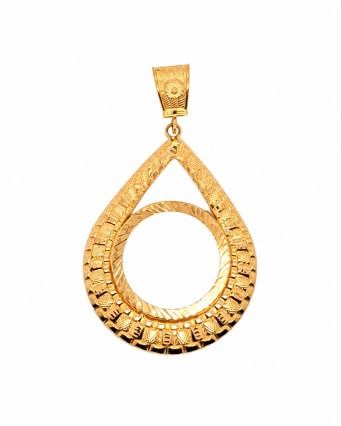 14K Gold | Anhänger Rahmen für Yarım Cumhuriyet A430