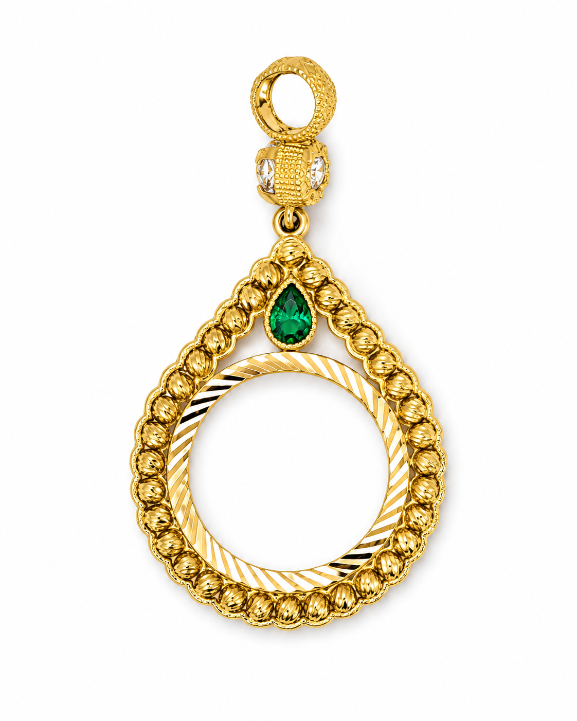 14K Gold | Anhänger Rahmen für Yarım Cumhuriyet A486