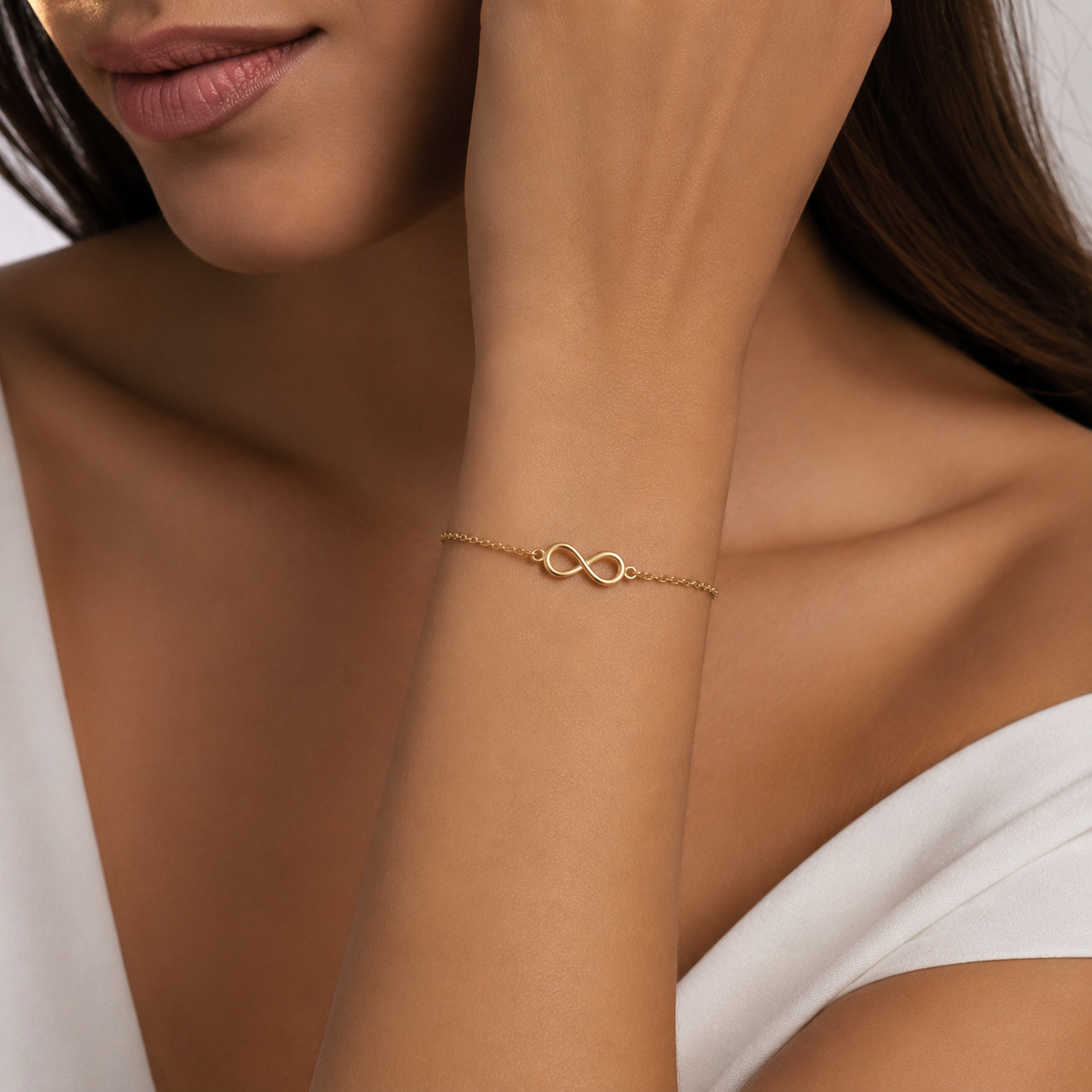 14K Gold | Armband Infinity AB102
