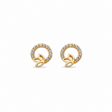 14K Gold | Ohrstecker mit Blume KP0231A