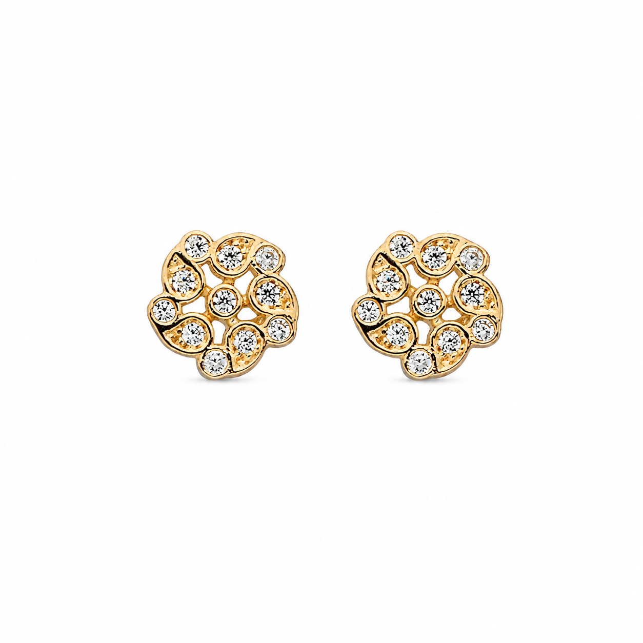 14K Gold | Ohrstecker mit Zirkonia KP0280A