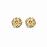 14K Gold | Ohrstecker mit Creole KP0283A