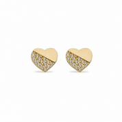 14K Gold | Ohrstecker mit Herz KP0276A