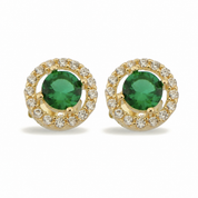 14K Gold | Ohrstecker mit Zirkonia KP0427A
