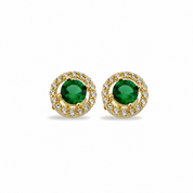 14K Gold | Ohrstecker mit Zirkonia KP0427A