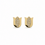 14K Gold | Ohrstecker mit Tulpe KP0263A