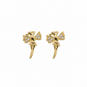 14K Gold | Ohrstecker mit Angel KP0239A