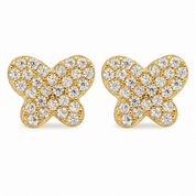 14K Gold | Ohrstecker mit Schmetterling KP0284A