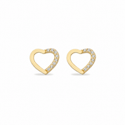 14K Gold | Ohrstecker mit Herz  KP0182A