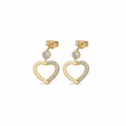 14K Gold | Ohrstecker mit Herz KP0182B