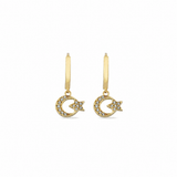 14K Gold | Ohrstecker mit Ay Yildiz Türkiye KP0406C