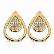 14K Gold | Ohrstecker mit Zirkonia KP0270A