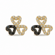 14K Gold | Ohrstecker mit Klee KP0361A