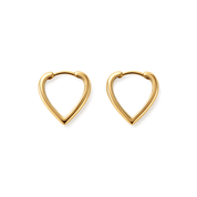 14K Gold | Ohrstecker Herzform O171