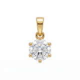 14K Gold | Anhänger mit Zirkonia K046