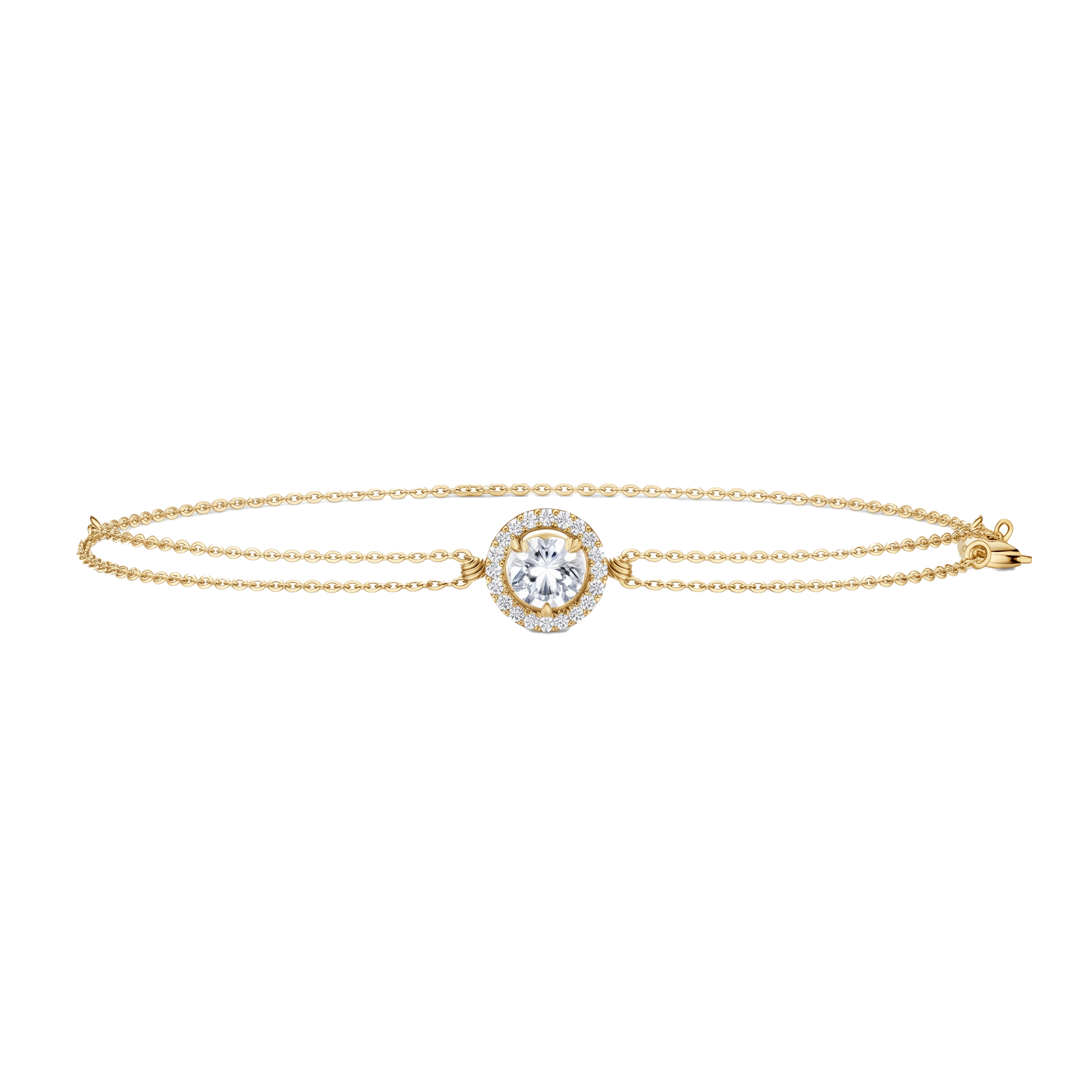 14K Gold | Armband mit Zirkonia AB169