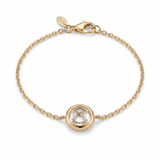 14K Gold | Armkette Basic mit Zirkonia AB122