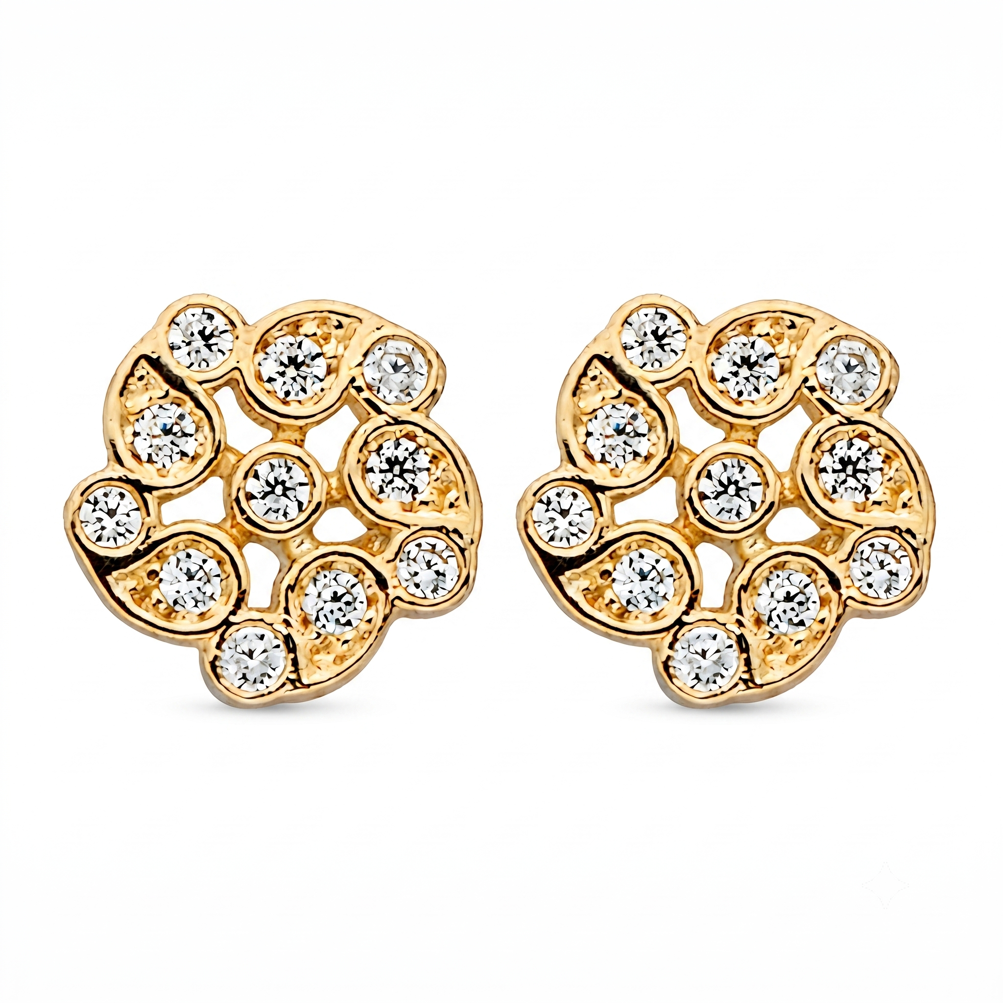14K Gold | Ohrstecker mit Zirkonia KP0280A