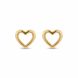 14K Gold | Ohrstecker Herzform O050