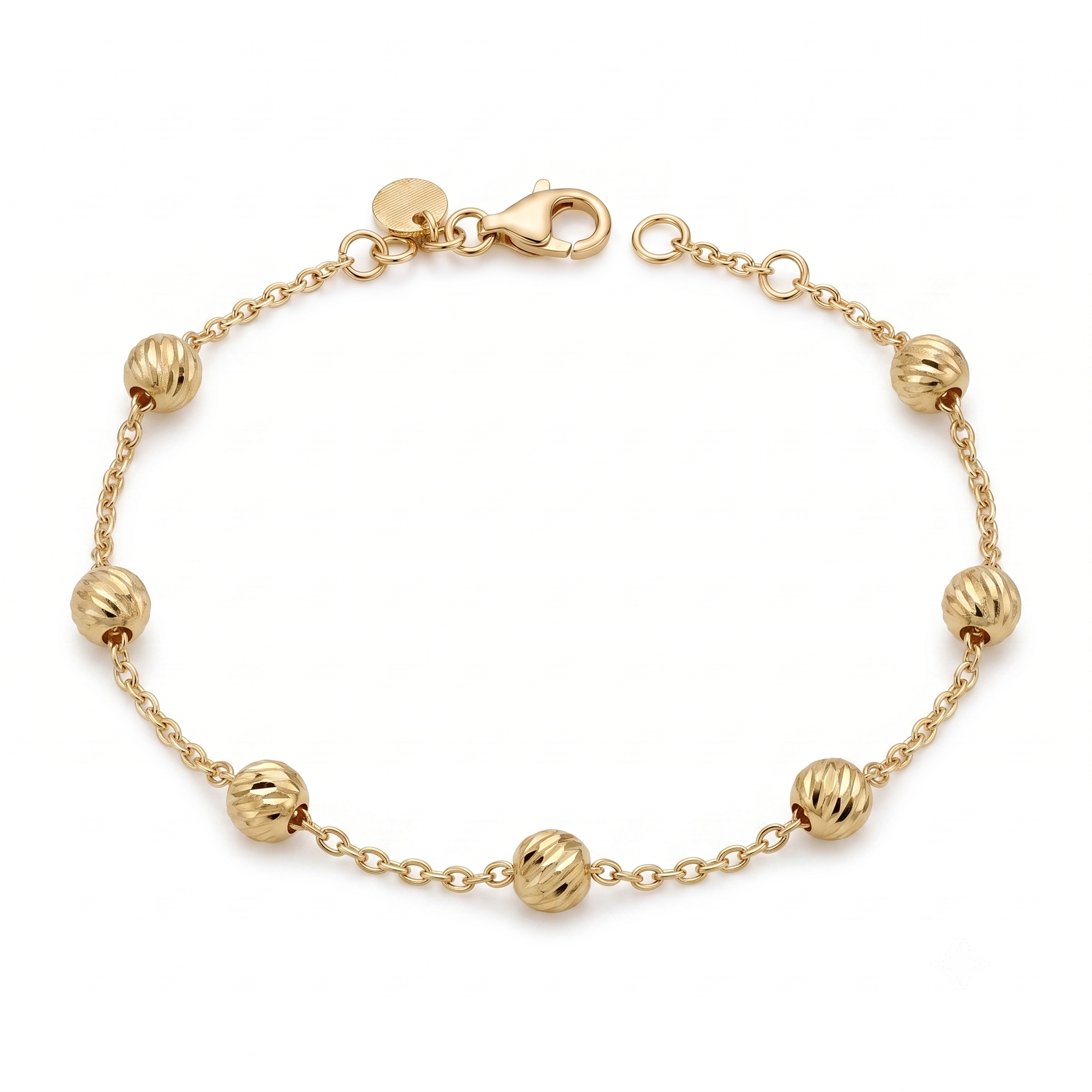 14K Gold | Armband mit Kügelchen AB120