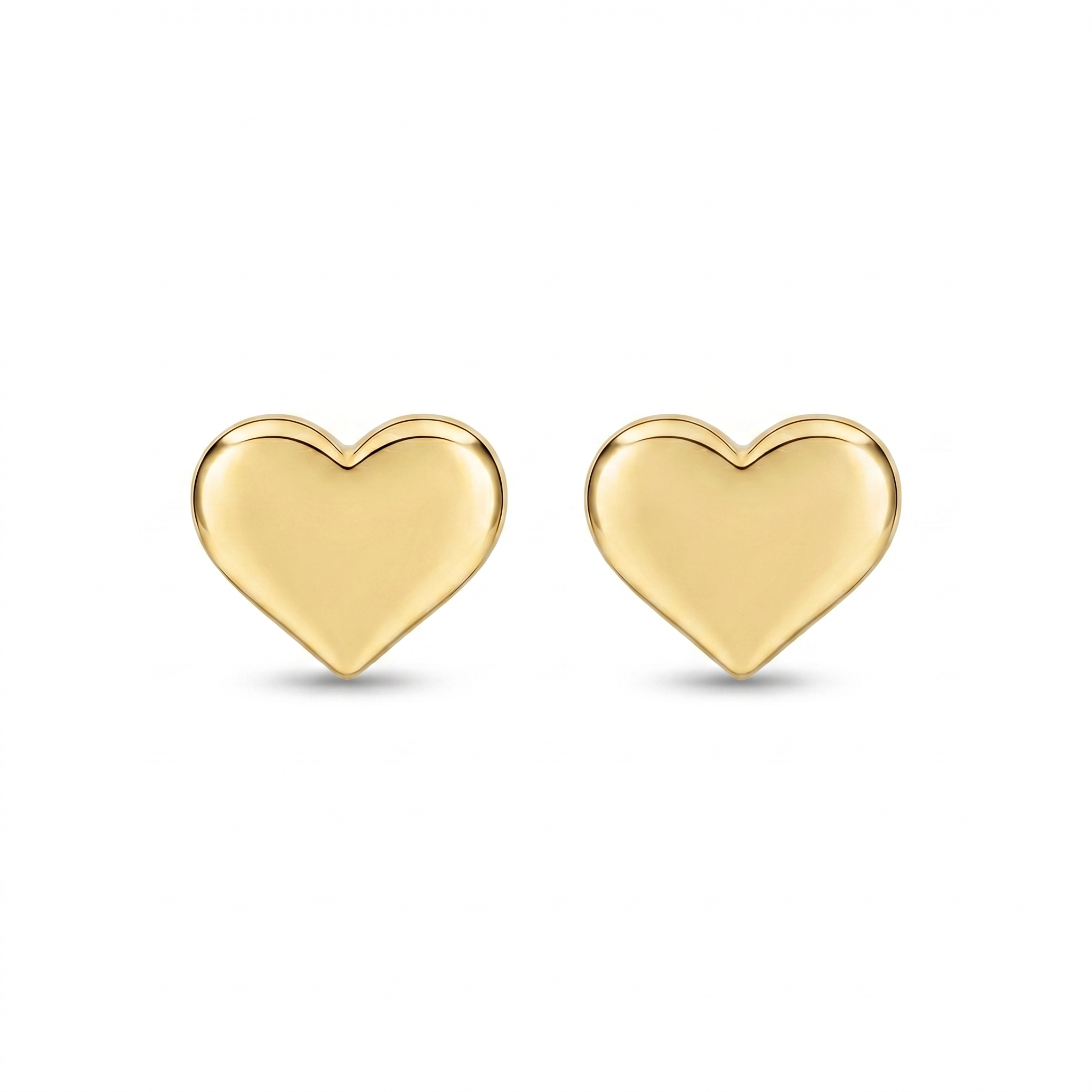 14K Gold | Ohrstecker Herzform O080