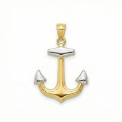 14K Gold | Anhänger Schiffsanker