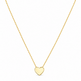 14K Gold | Halskette mit Herz