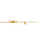 8K Gold | ID-Band Panzer mit Herz 1,70 mm