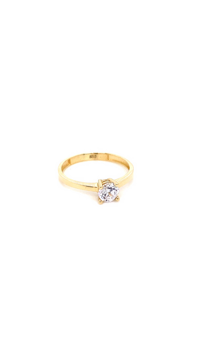 14K Gold | Ring Zirkonia