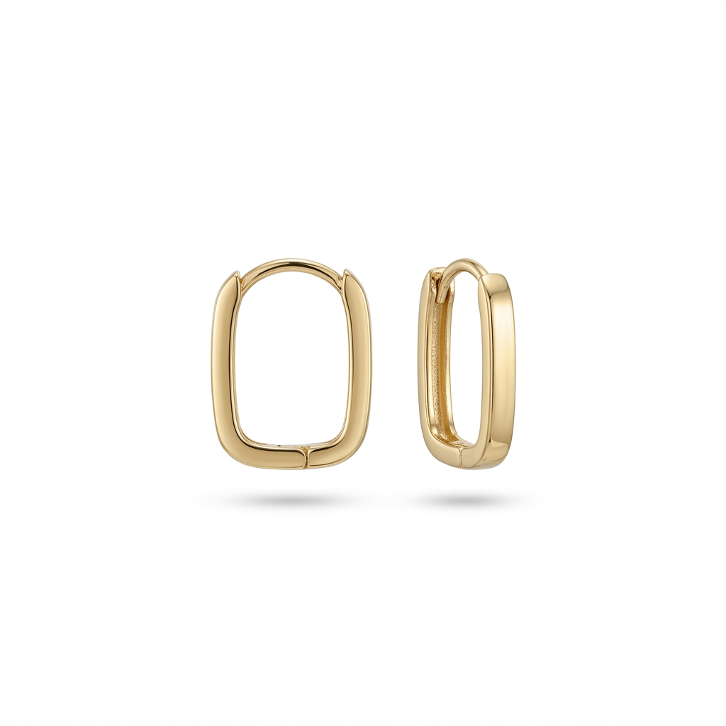14K Gold | Ohrstecker Creole O097