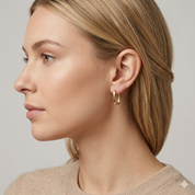 14K Gold | Ohrstecker Creole O097