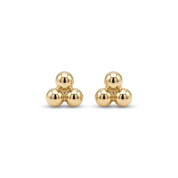 14K Gold | Ohrstecker Dreifach Kugel Design O083